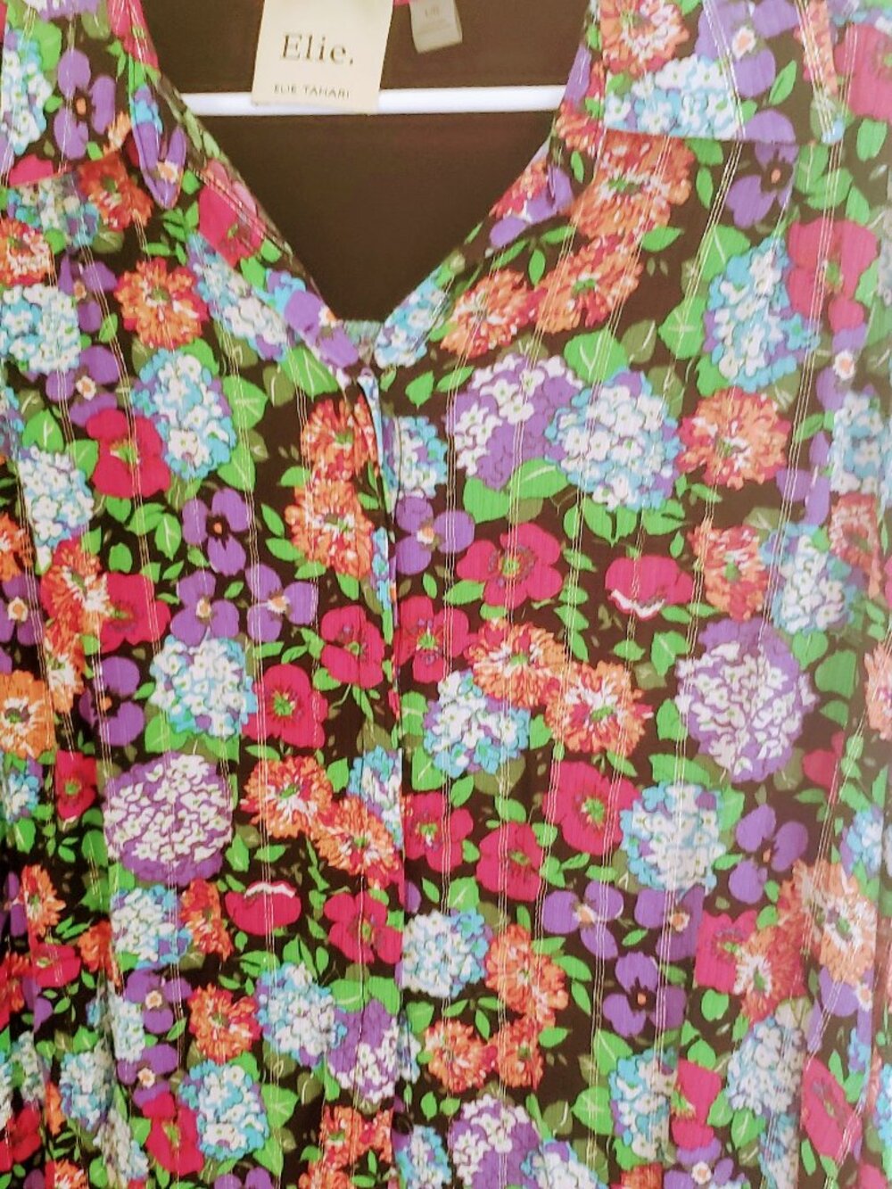 Elie long sleeve Blouse size L